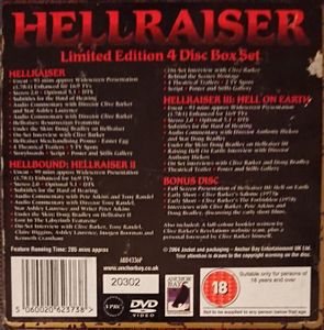 Hellraiser (Limited Edition 4 Disc Box Set)