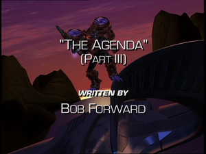 The Agenda Part Three