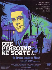 Que Personne Ne Sorte