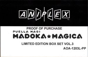 Puella Magi Madoka Magica - Volume 3 LIMITED EDITION BOX SET