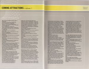 Coming Attractions Volume 1