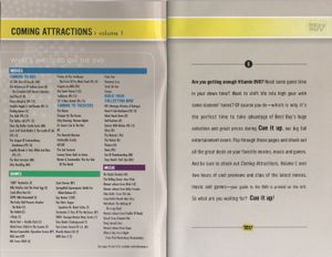 Coming Attractions Volume 1