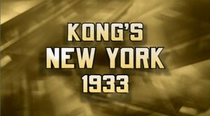 Kong's New York, 1933