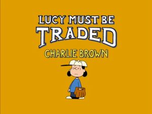 Lucy Must Be Traded, Charlie Brown