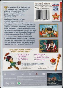 Walt Disney Animation Collection - Volume 3: The Prince & The Pauper