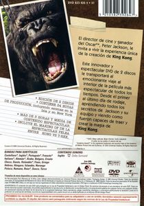 King Kong: Peter Jackson Diarios De Producción - Edición Coleccionista 2 discos