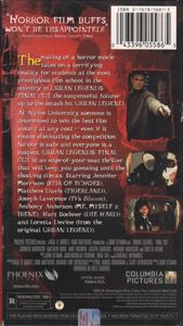 Urban Legends: Final Cut
