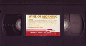 Wine of Morning