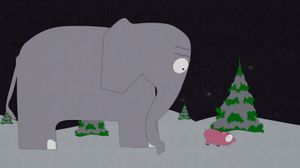 An Elephant Makes Love To A Pig