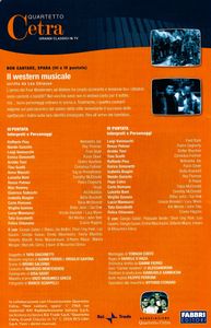 Non Cantare, Spara (III E IV Puntata) Il Western Musicale