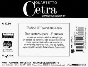 Non Cantare, Spara (V, VI/VII Puntata) Il Western Musicale