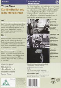 Three Films By Danièle Huillet And Jean-Marie Straub