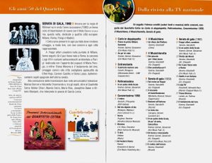 Gli Anni '50 Del Quartetto Dalla Rivista Alla Tv Nazionale