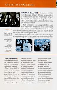 Gli Anni '50 Del Quartetto Dalla Rivista Alla Tv Nazionale