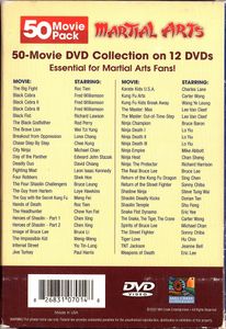 Martial Arts Cinema: 50 Movie Features (12-Pack)