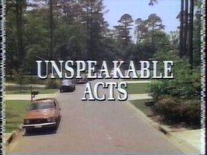 Unspeakable Acts