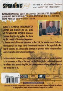 Speaking Freely Volume 4: Chalmers Johnson