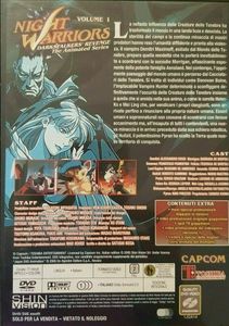 Night Warriors: Darkstalkers Revenge The Animated Series Volume 1