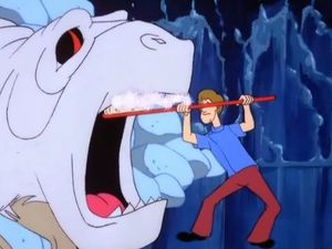 A Scary Night with a Snow Beast Fright