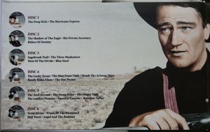 John Wayne 6 DVD & Book Collection