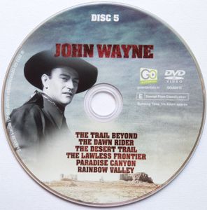John Wayne 6 DVD & Book Collection