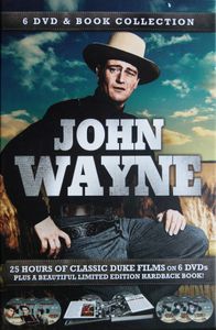 John Wayne 6 DVD & Book Collection