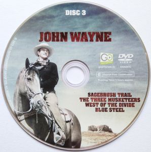 John Wayne 6 DVD & Book Collection