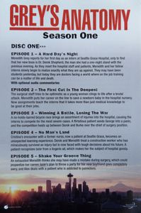 Grey's Anatomy Season One