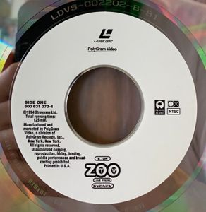 U2 Zoo TV Live From Sydney