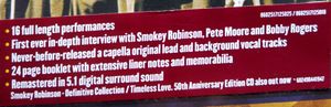 Smokey Robinson & The Miracles: The Definitive Performances 1963 - 1987