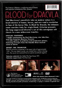 Blood For Dracula