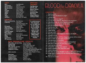 Blood For Dracula
