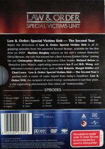Law And Order: Special Victims Unit - The Second Year 2000-2001