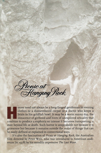 Picnic at Hanging Rock