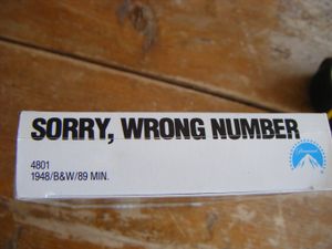 Sorry, Wrong Number