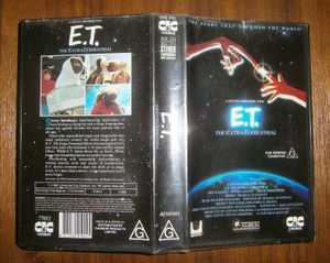 E.T The Extra-Terrestrial (1982) CIC RAINBOW Steven Spielberg CULT FAMILY VHS