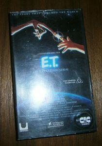 E.T The Extra-Terrestrial (1982) CIC RAINBOW Steven Spielberg CULT FAMILY VHS