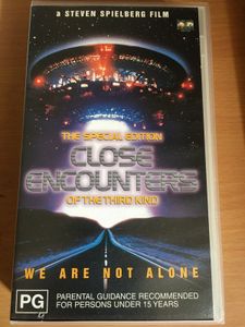 Close Encounters Of The Third Kind VHS 1977 Spielberg 1981 Special Edition