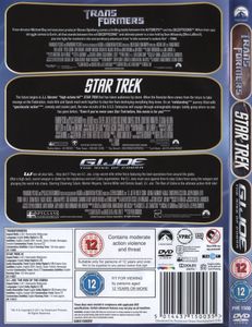 Triple Movie Collection - Transformers / Star Trek / G.I. Joe The Rise of Cobra