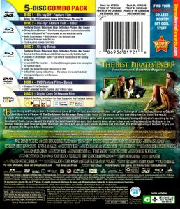 Pirates Of The Caribbean: On Stranger Tides (Limited 3D Edition)