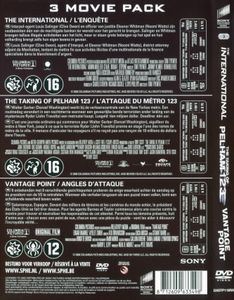 The International / The Taking Of Pelham 123 / Vantage Point (3 Movie Pack)