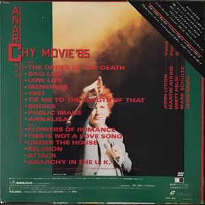PiL - ANARCHY MOVIE ‘85