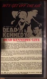 DIRK DIRKSEN Presents: DEAD KENNEDYS DEAD KENNEDYS - LIVE IN SAN FRANCISCO