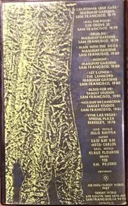 TARGET VIDEO PRESENTS LIVE! DEAD KENNEDYS PART ONE